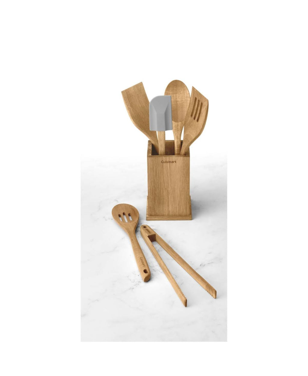 Acacia 7-pc. Utensil & Crock Set J192278