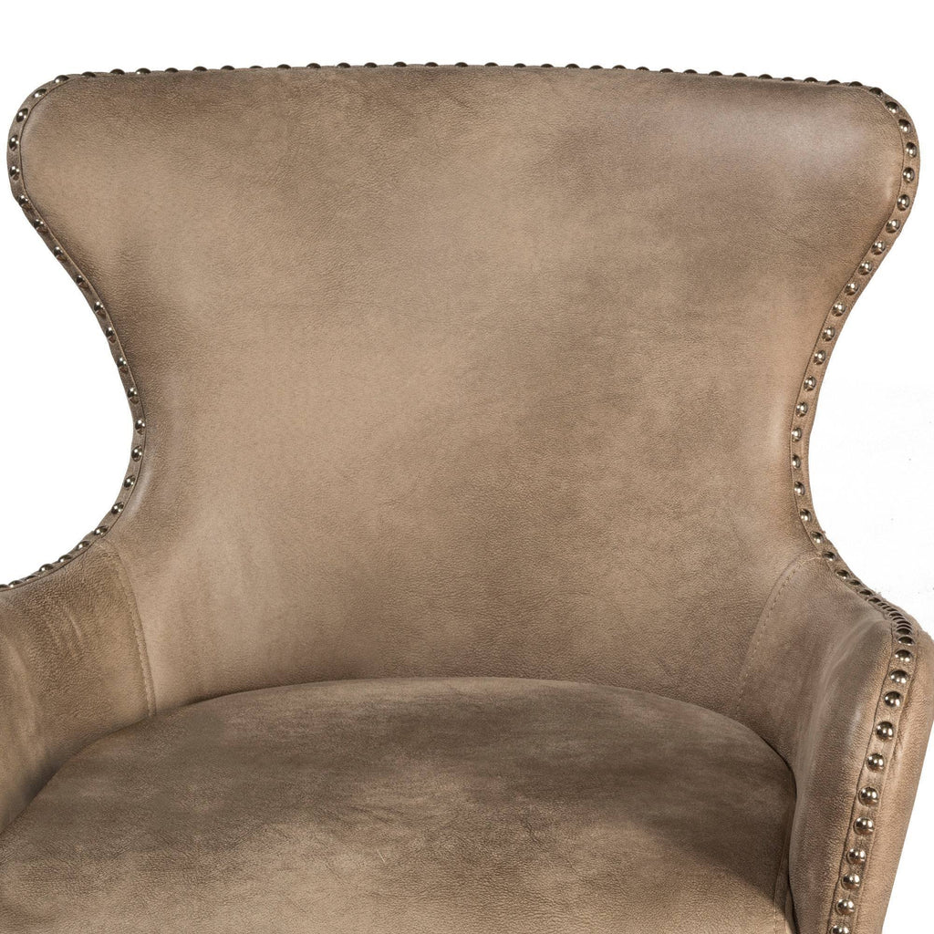 Rustic Gray Swivel Counter Stool Q710