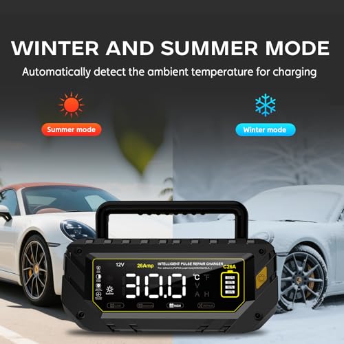 12V 24V 16-Amp Smart Battery Charger L738682