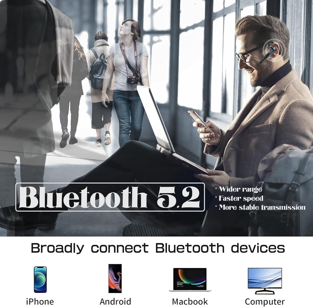 Bluetooth Wireless Headphones with Mic D14418