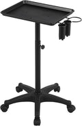 Black Rolling Salon Tray Cart P6963
