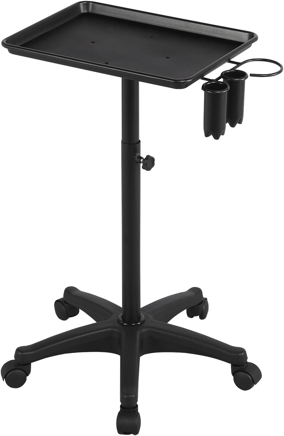 Black Rolling Salon Tray Cart P6963