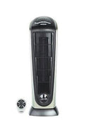 Black/Gray Electric Ceramic Tower Heater J19361