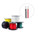 12 AWG Tinned Copper Marine Wire 50 ft Red, 50 ft Black W9647