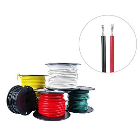 12 AWG Tinned Copper Marine Wire 50 ft Red, 50 ft Black W9647