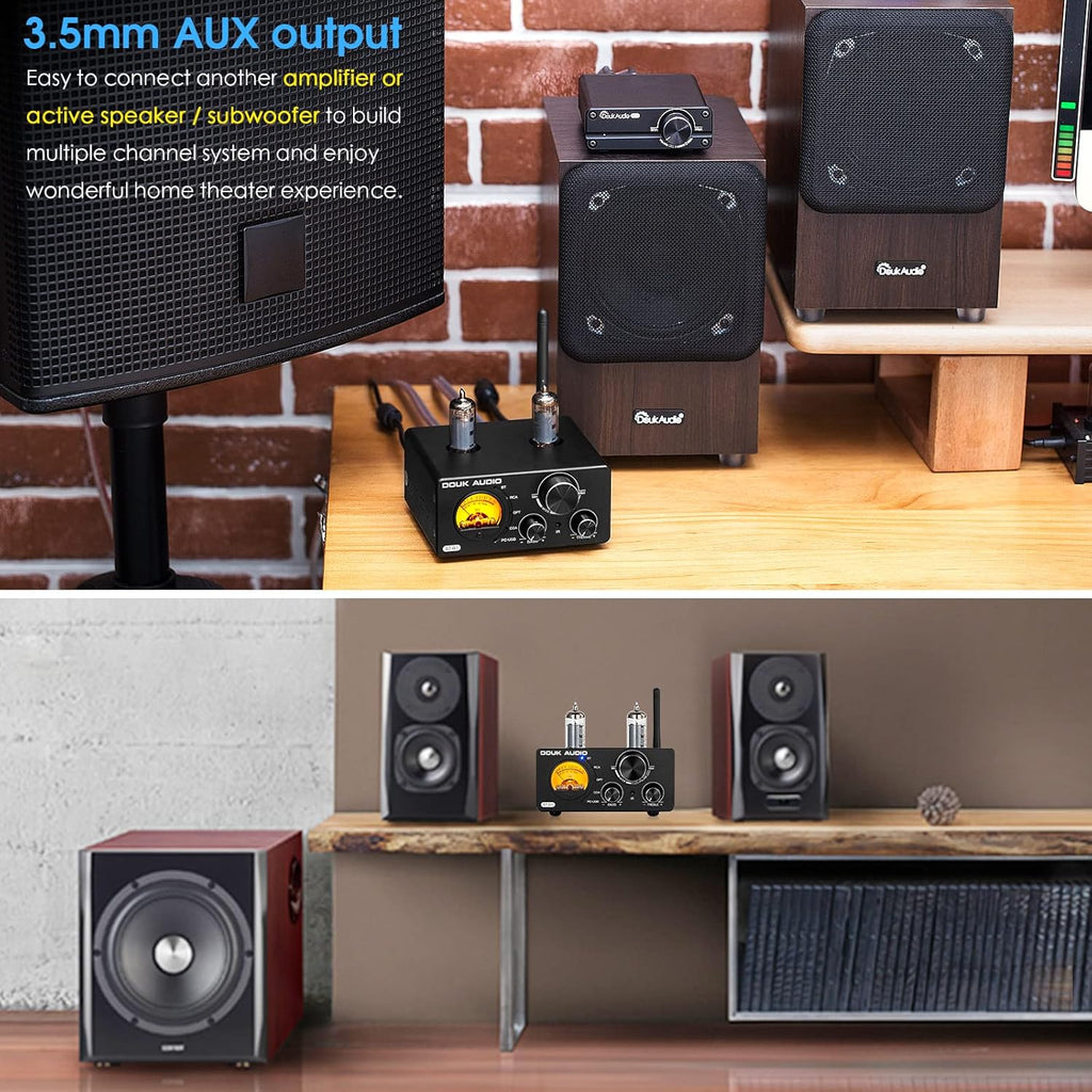 200W Bluetooth 5.0 Vacuum Tube Amplifier J543