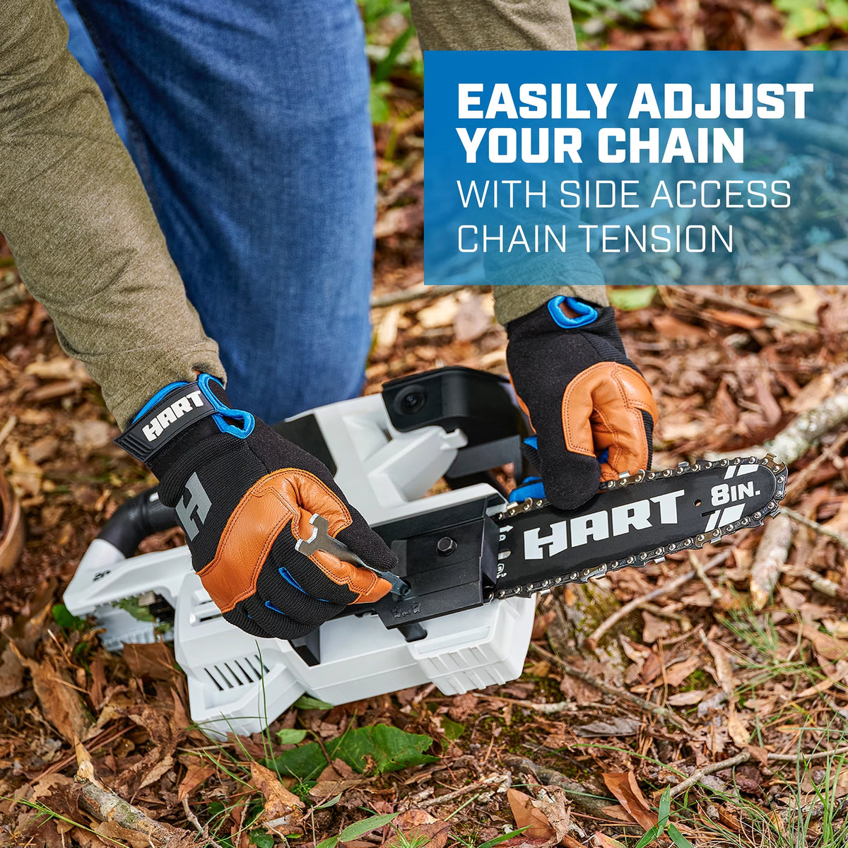 20-Volt 8-inch Battery-Powered Pruning Chainsaw Kit with 2.0Ah Lithium-Ion Battery I20587