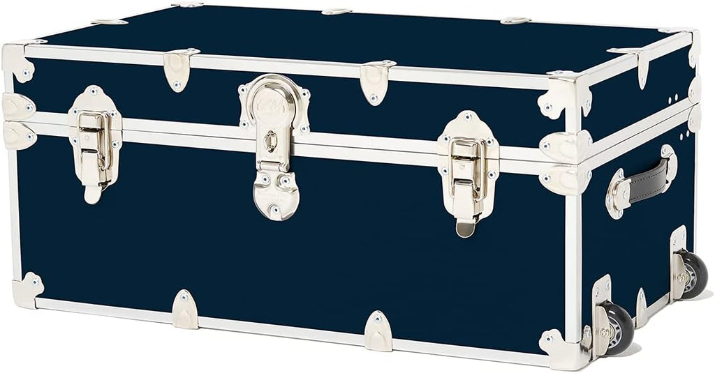 Large Black Storage Trunk with Wheels X78697