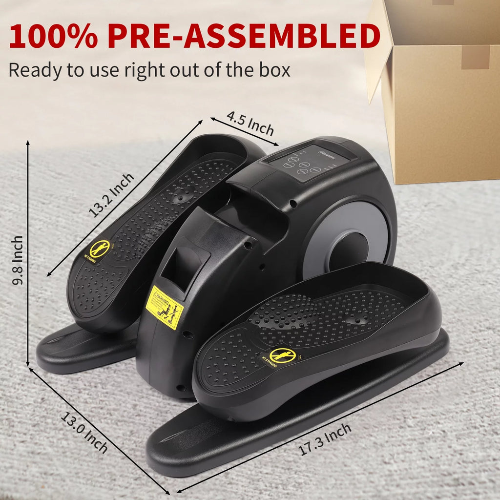 Under Desk Elliptical Bike, Mini Electric Elliptical Machine V648
