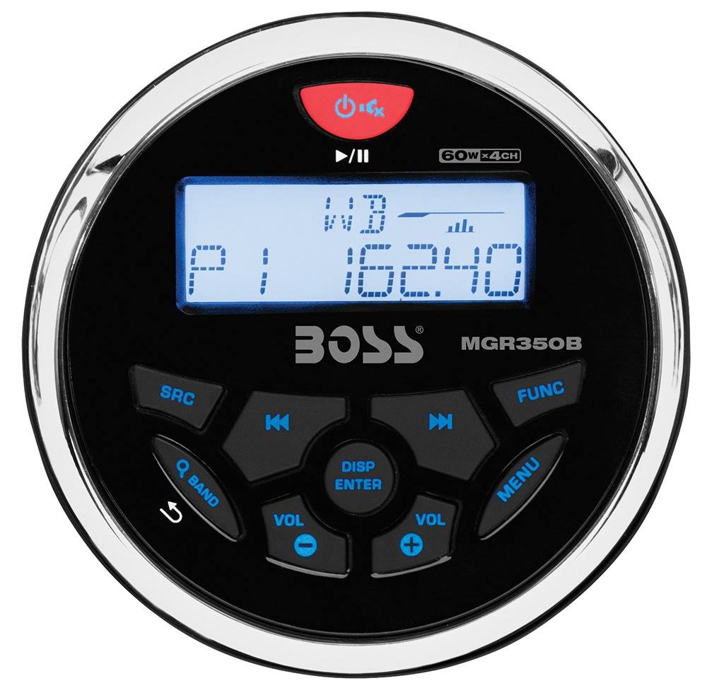 3x22 Gauge Marine MP3 Radio Receiver Bluetooth ATV Boat with 6.5x22 Speakers B33822