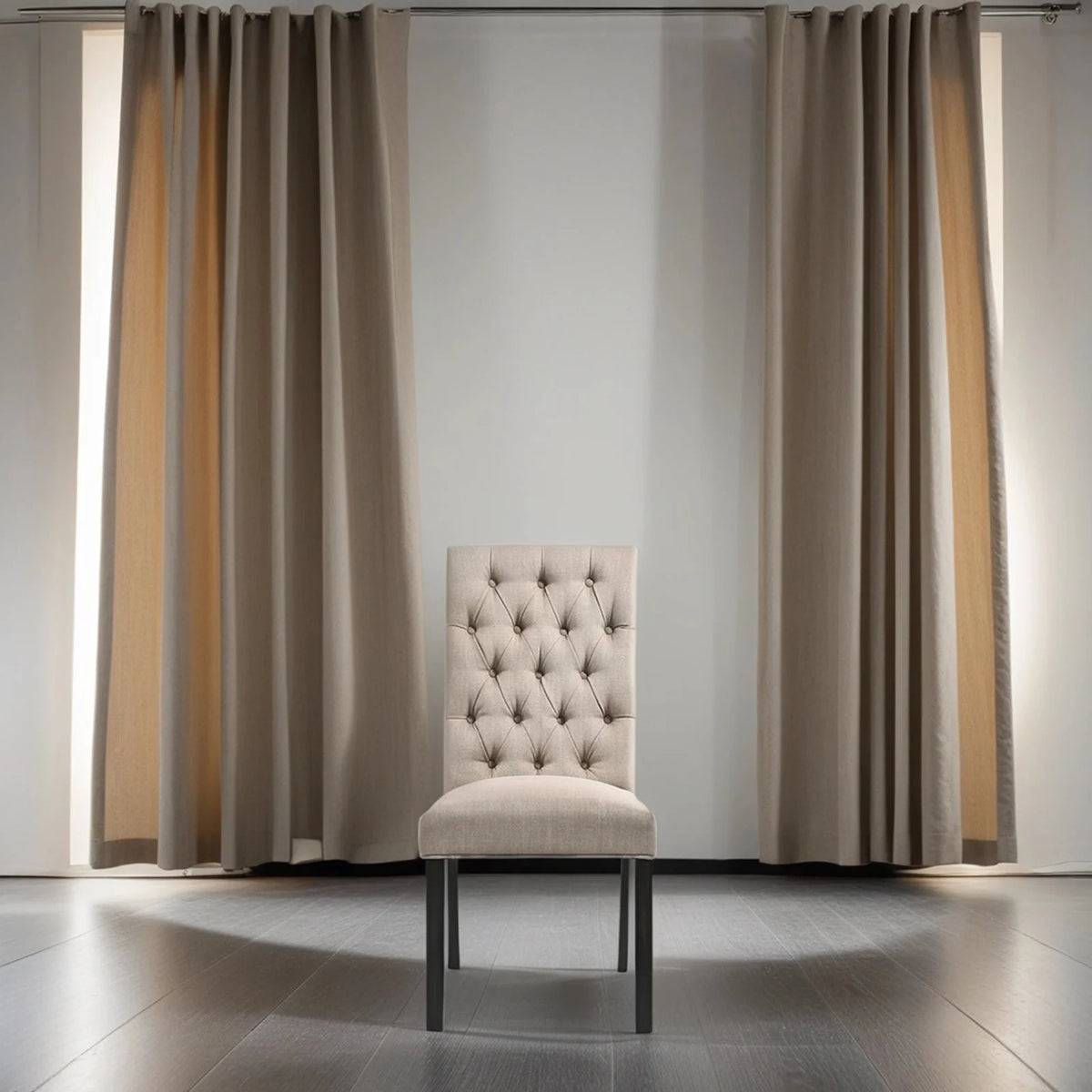 Light Brown Dining Chairs Set of 2 Z325551