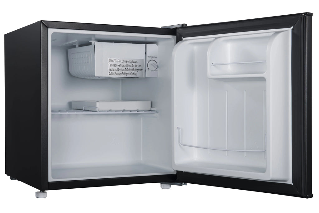 1.7 Cu ft Black Single Door Mini Fridge B2838