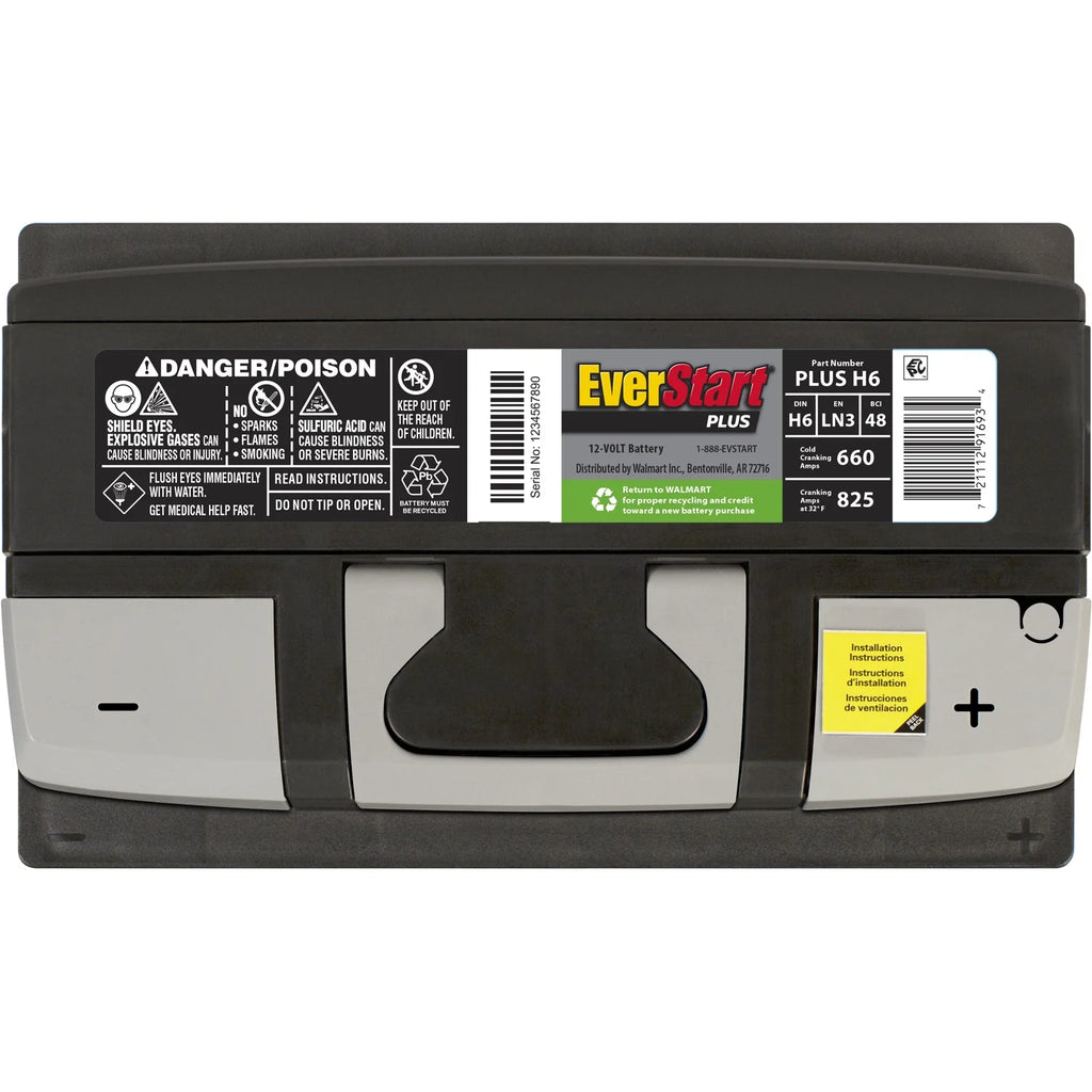 Lead Acid Automotive Battery 12 Volt 660 CCA K4880