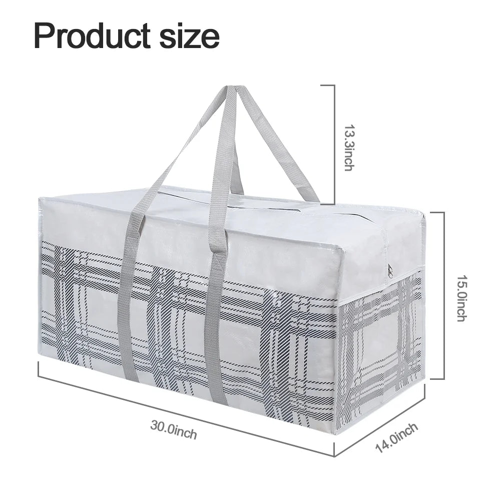 Extra Large Heavy Duty Moving Bags with Zipper and Strong Handles 8PACKS A216441