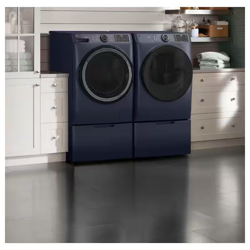 7.8 cu. ft. Smart Front Load Electric Dryer Sapphire Blue B73287