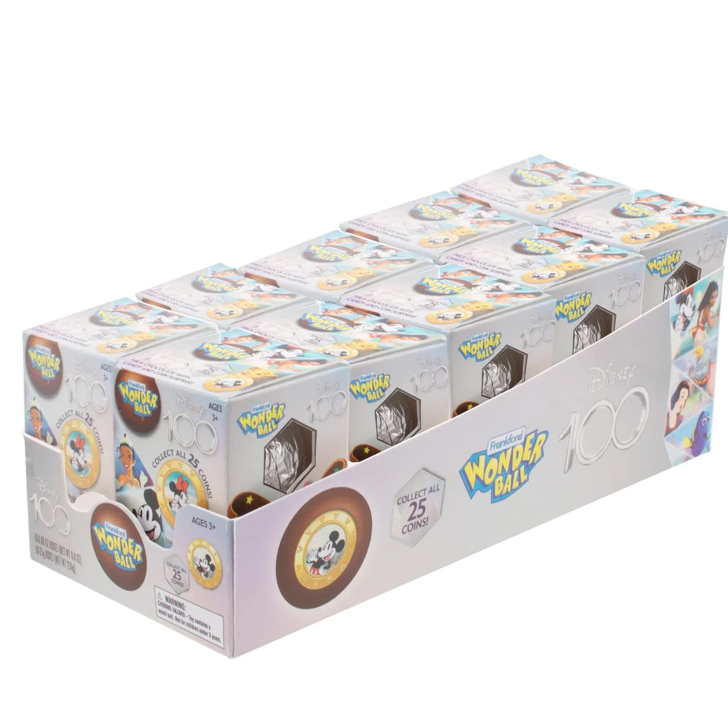 Milk Chocolate Wonder Ball with Surprise Collectible Coin, 10 Pack M2420