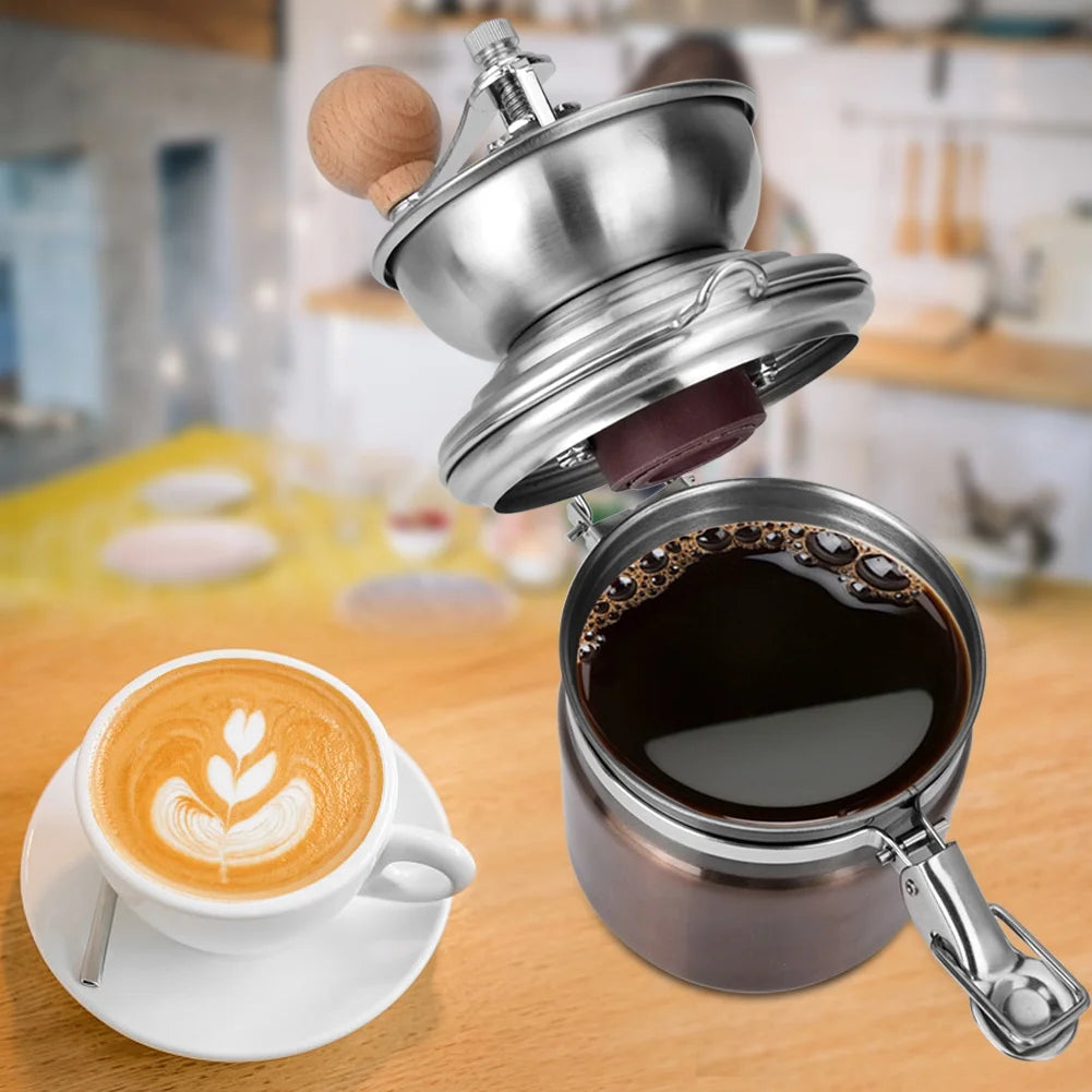 Stainless Steel Manual Coffee Grinder J958009