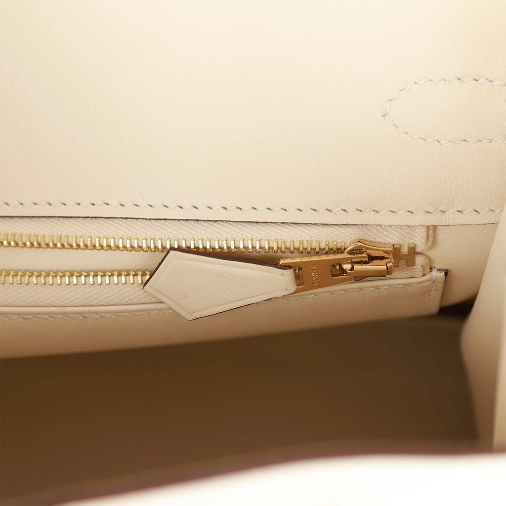 Birkin 25 Nata Swift Gold Hardware F2553