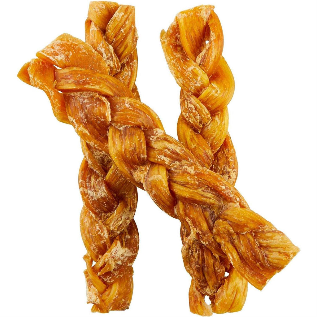 Braided Water Buffalo Tendon Dog Chews A3771
