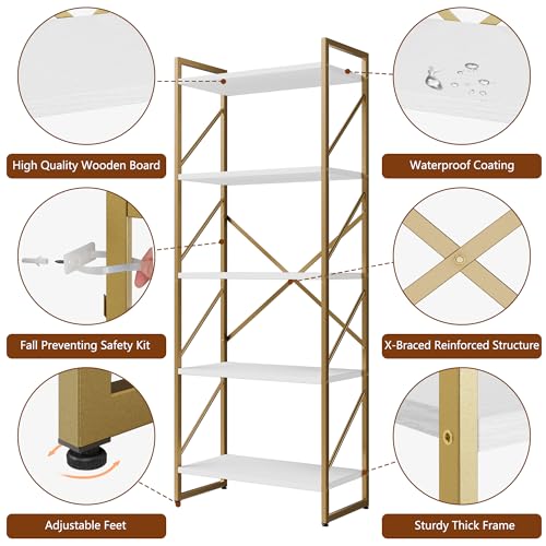 5 Tiers Bookshelf U135135