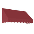 Burgundy Acrylic Fixed Awning N3566