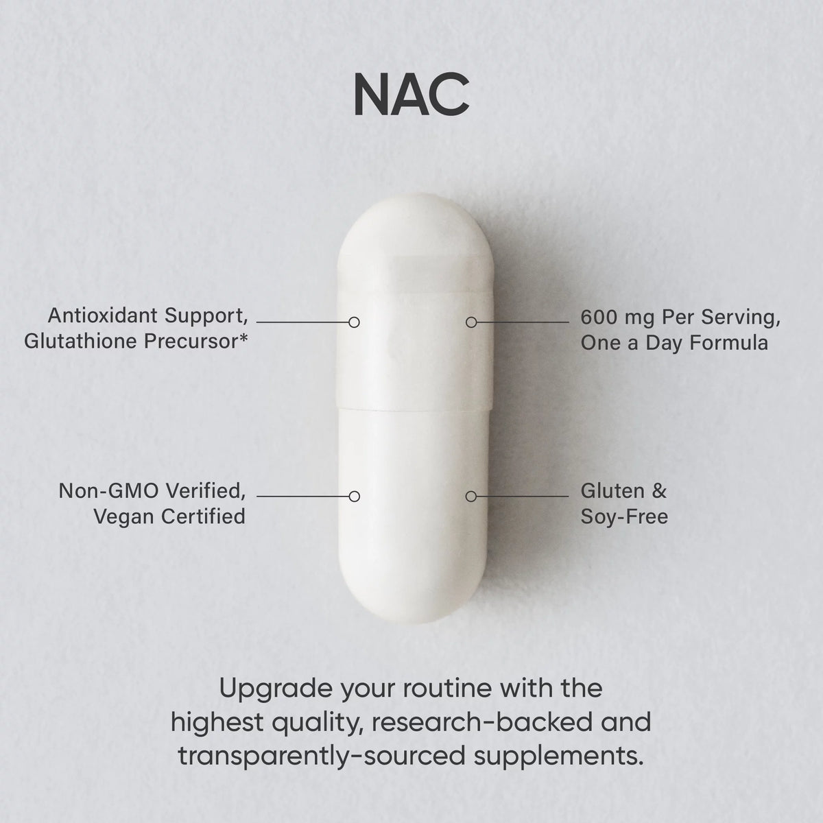 Vegan NAC 600mg 90 Count Y91223