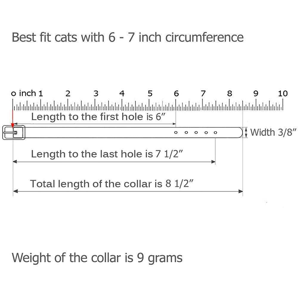 Leather Cat Collar with Bell S8798