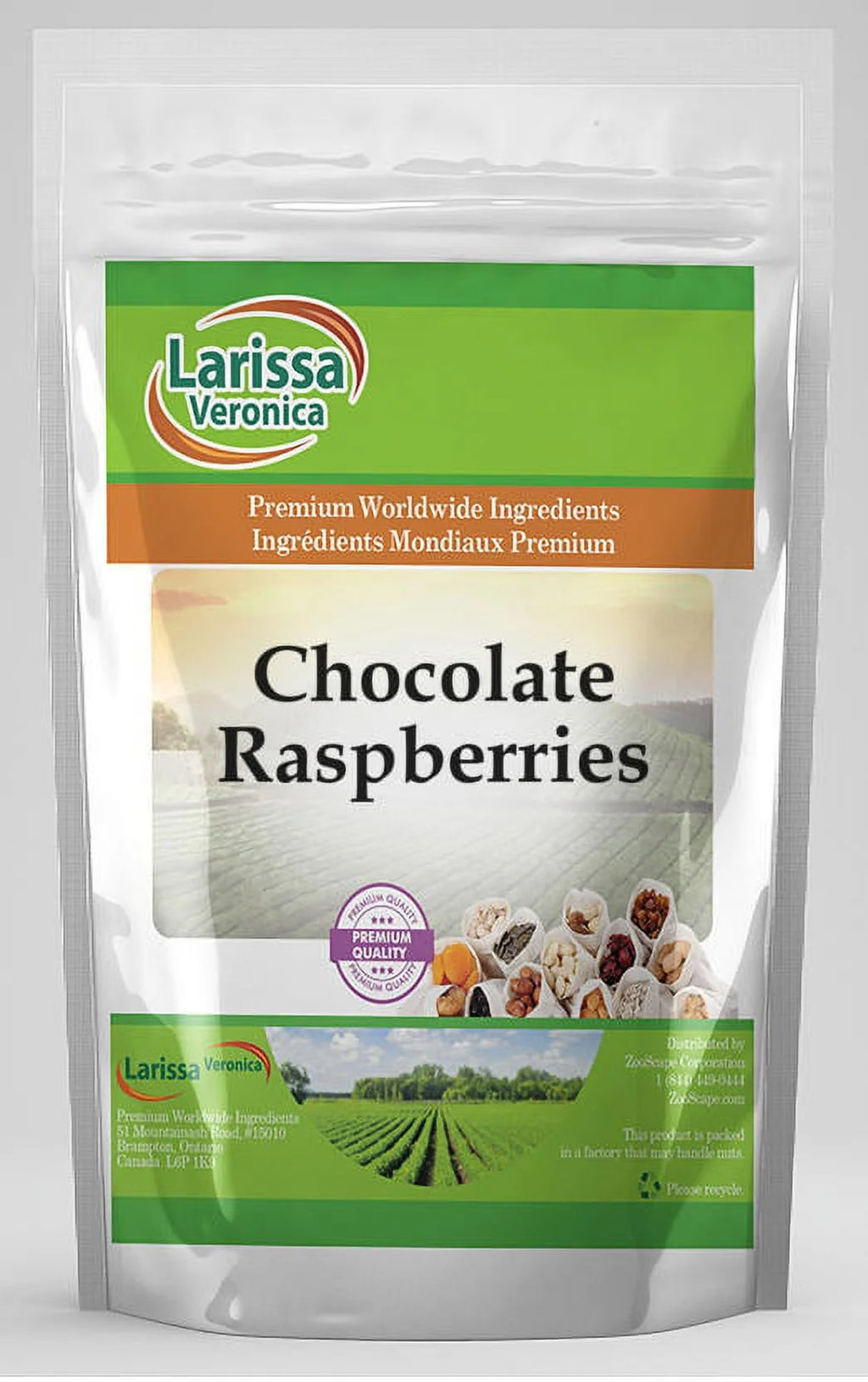 Dark Chocolate Covered Raspberries, 4 oz S6061