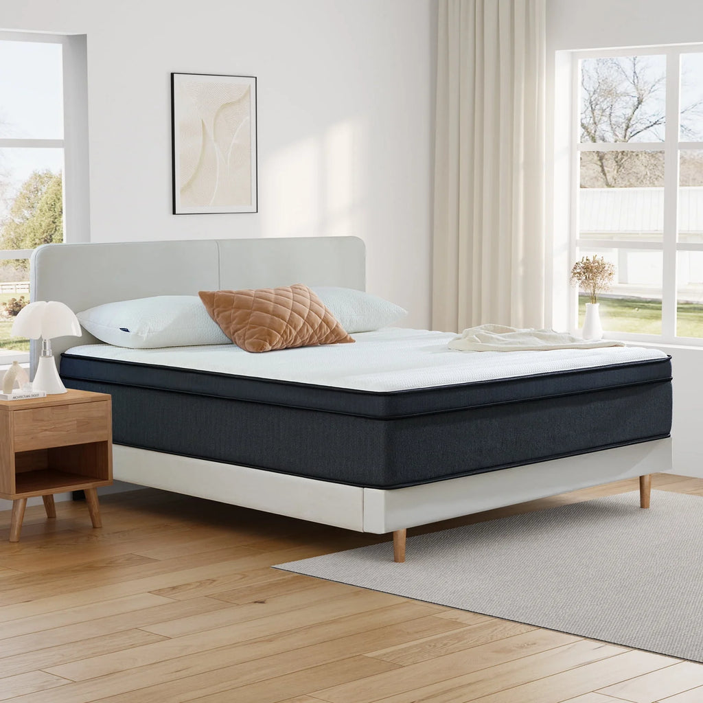 Queen 10 inch Medium Firm Hybrid Innerspring Mattress Y576643