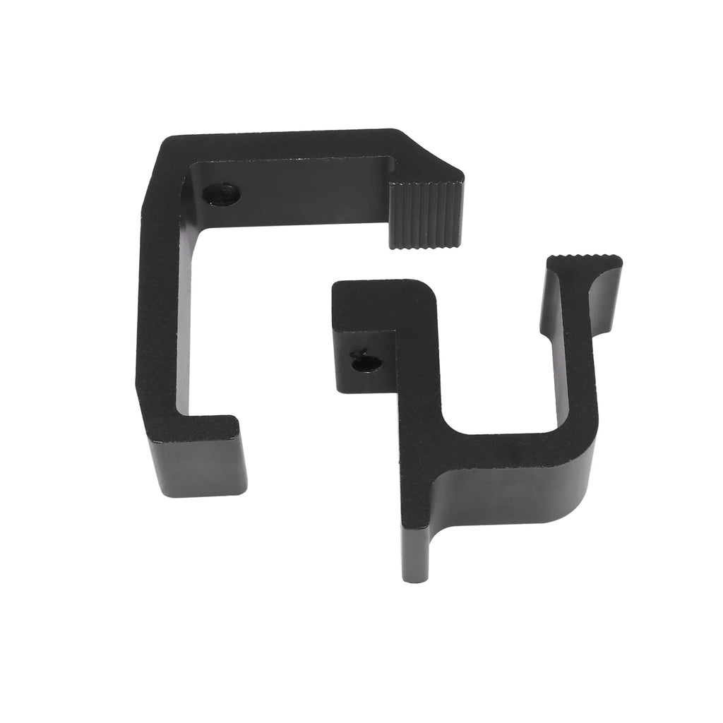 Black Aluminium Alloy Truck Cap Mounting Clamps, 4 Pcs U45035
