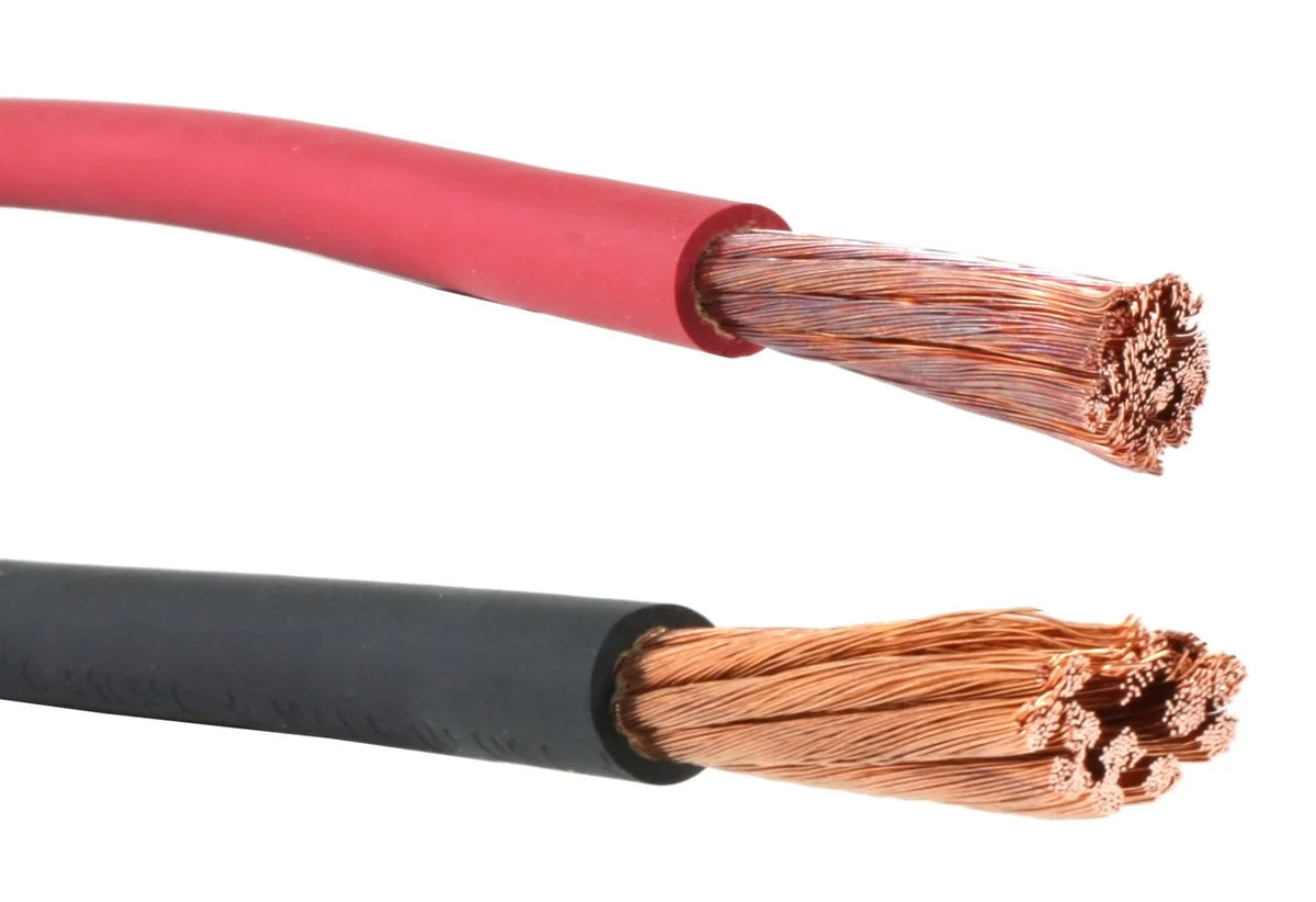 Black & Red 600 V Welding Battery Cable Z622