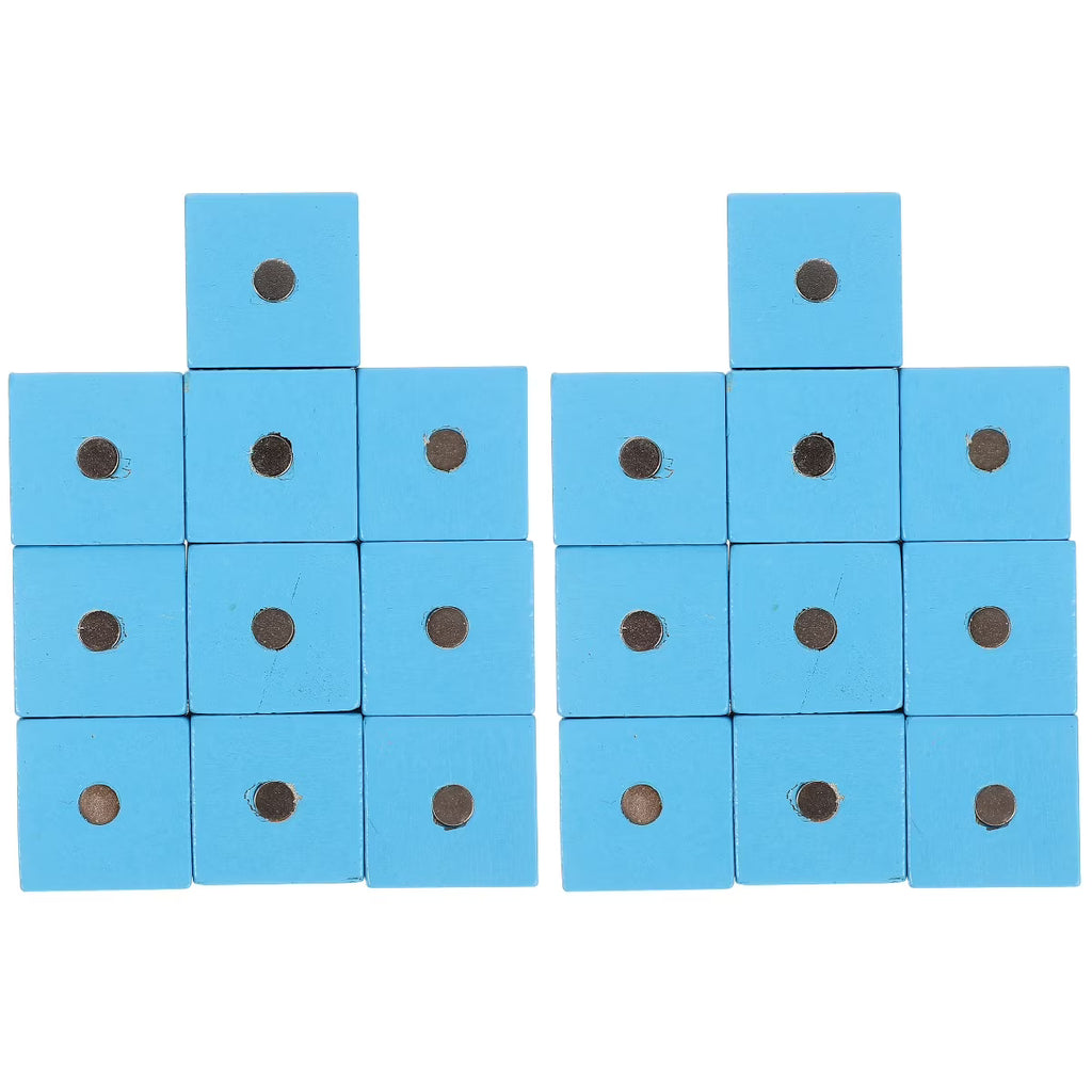 20 pcs Magnetic Wooden Blocks H43860