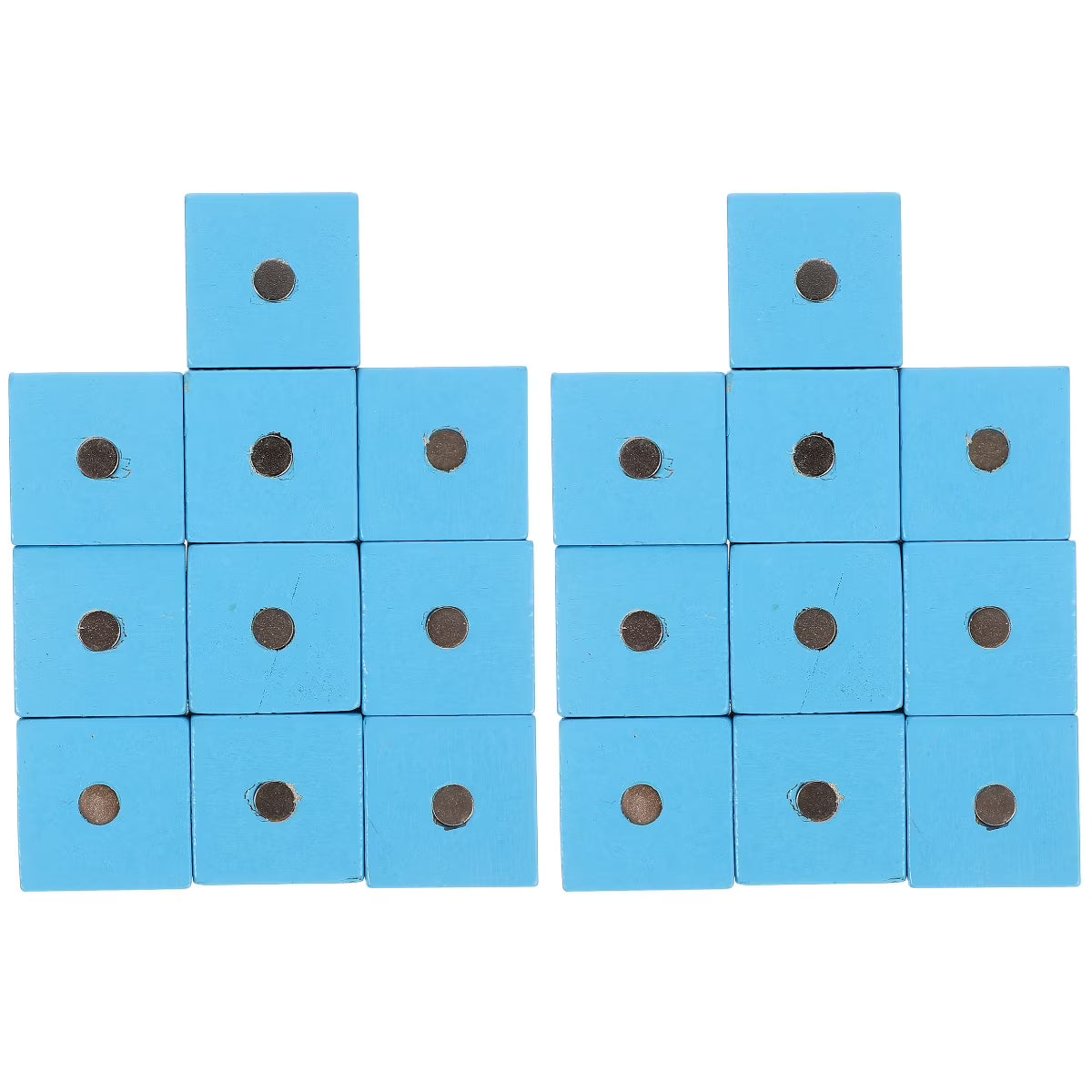 20 pcs Magnetic Wooden Blocks H43860
