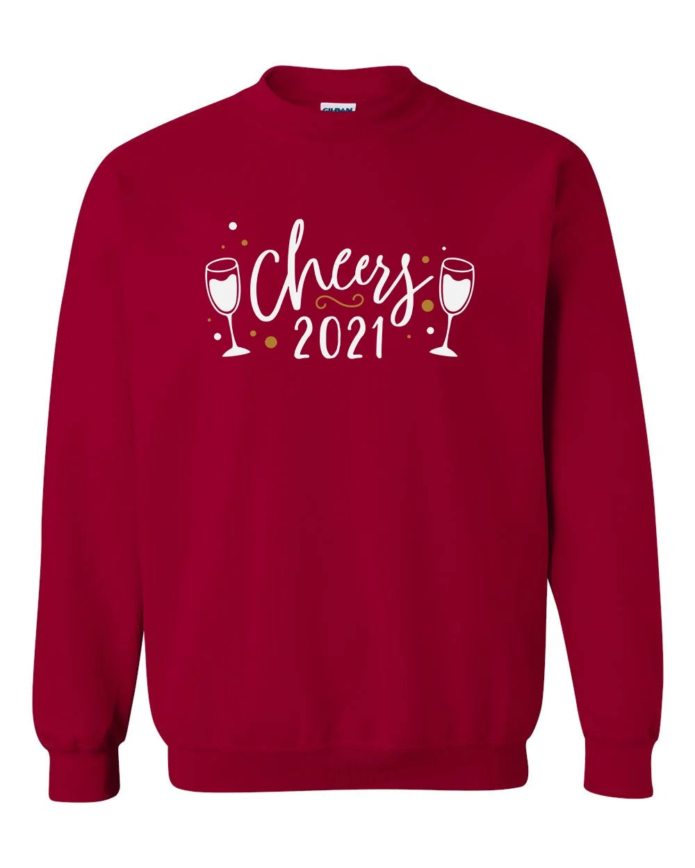 Champagne Glass Crewneck Sweatshirt C11082