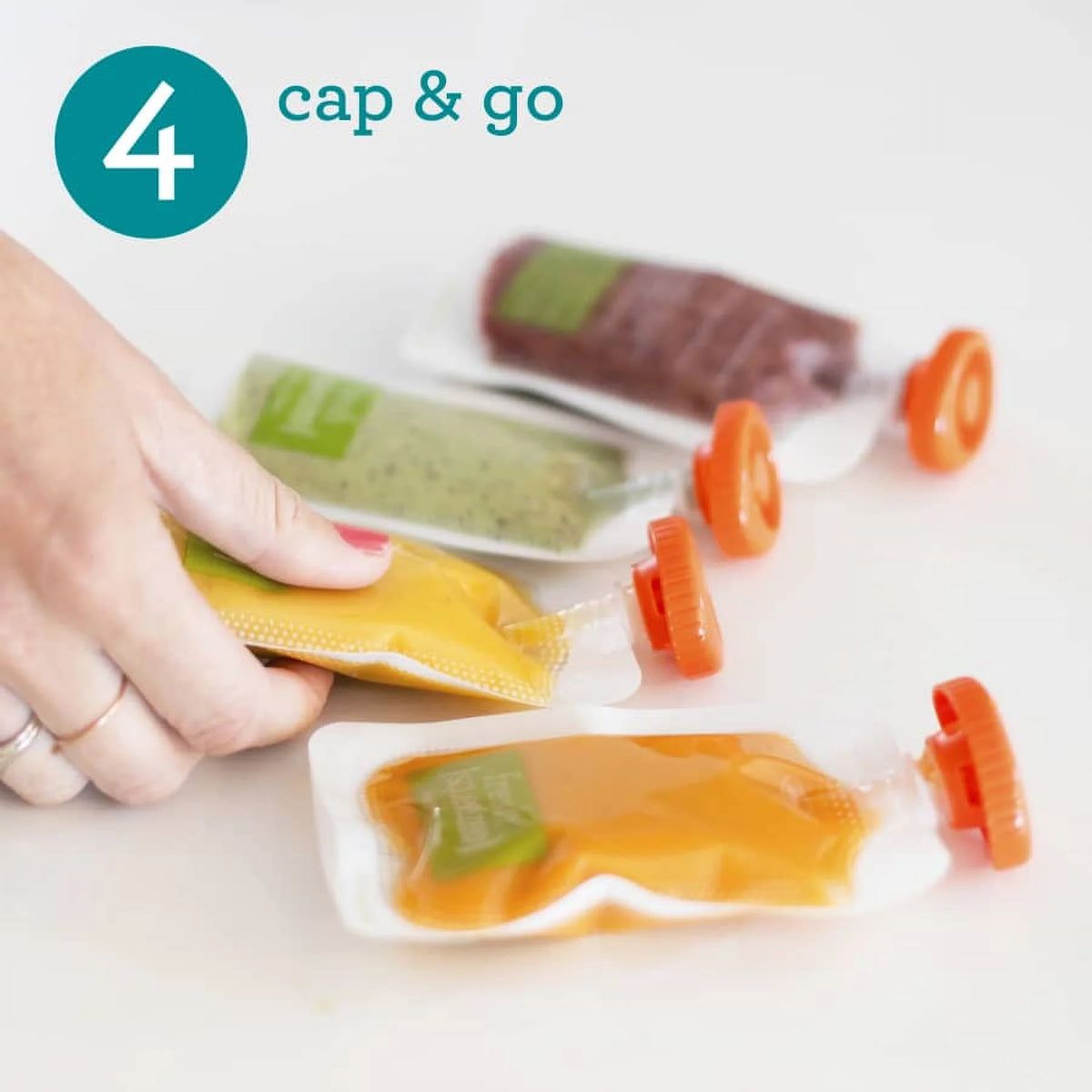 50-Pack Disposable Puree Pouches U891
