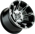 Machined Black 12x8 Wheel Y880229