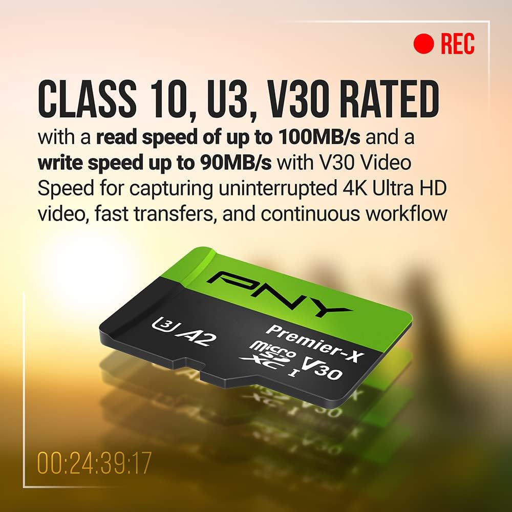 512GB Class 10 U3 V30 microSDXC Flash Memory Card H165581