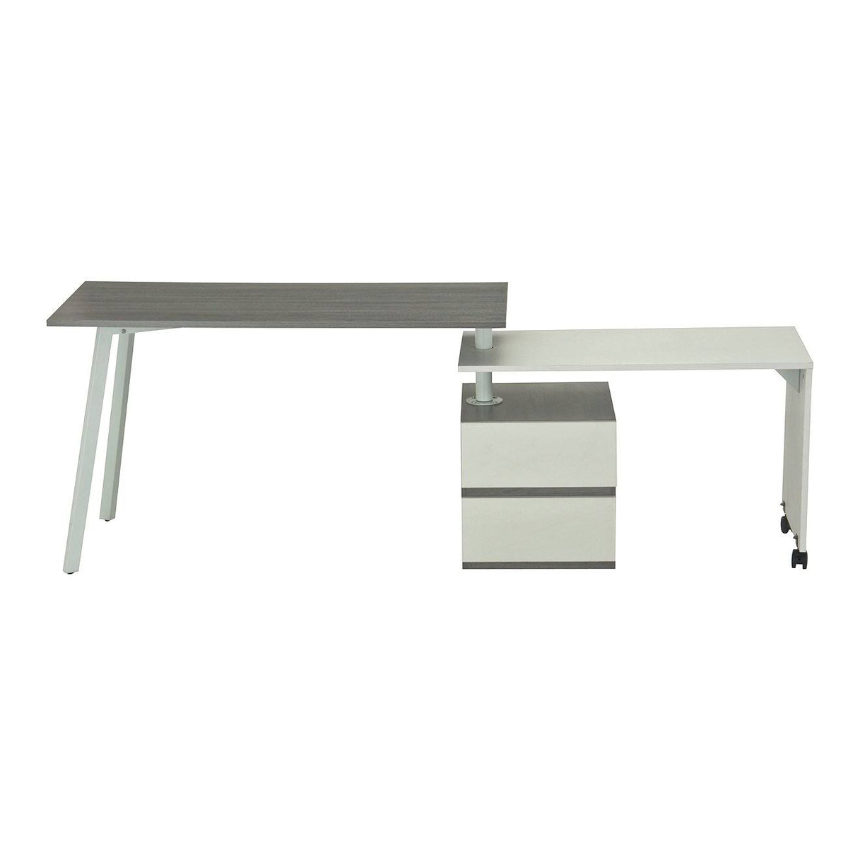 Gray Rotating Multi-Positional Desk N921
