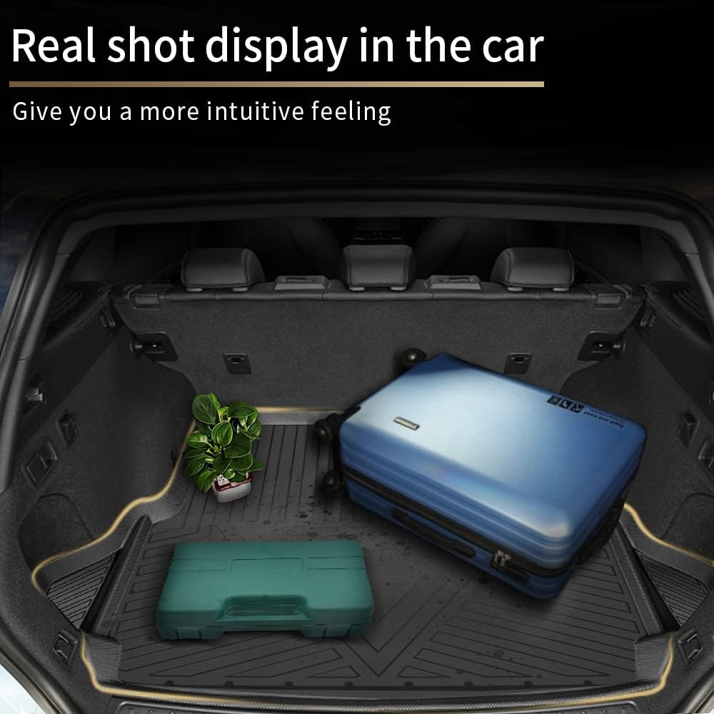 Black Slush Cargo Mat Trunk Tray Pack of 2 H89599