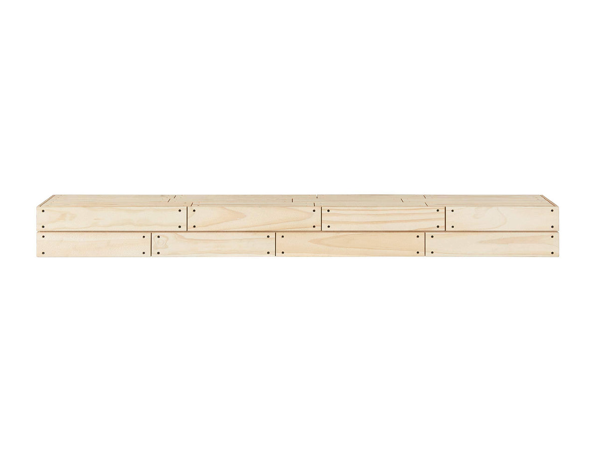 Unfinished Shiplap Mantel Shelf H411