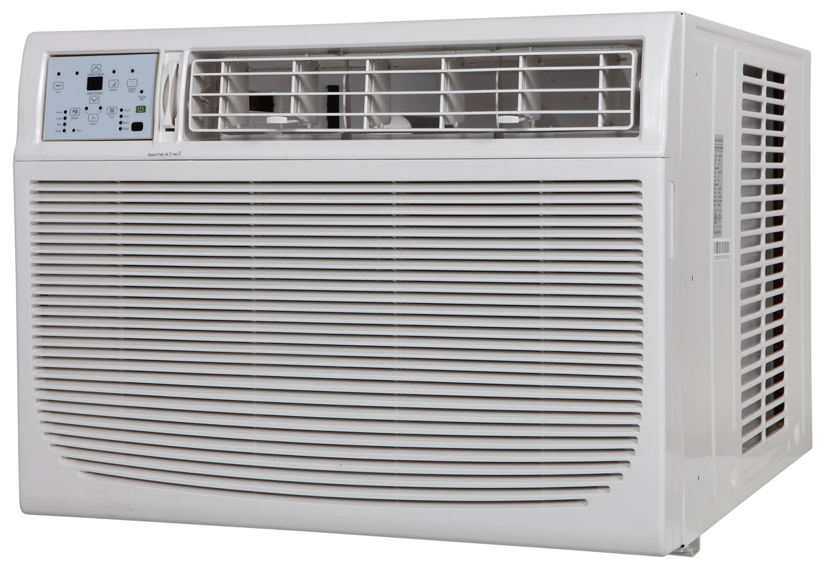 18,000 BTU 230-Volt White Window Air Conditioner with Remote D198602