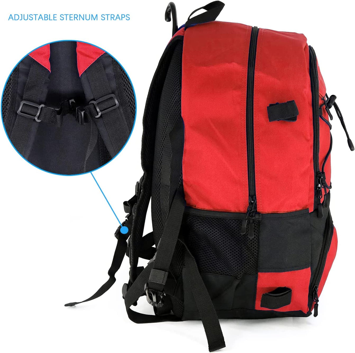 Turf Lacrosse Backpack Bag with Two Stick Holders and Cleats Shoe Compartment Z327479