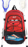 Turf Lacrosse Backpack Bag with Two Stick Holders and Cleats Shoe Compartment Z327479