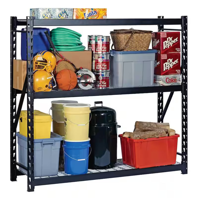 Black 3-Wire Steel Storage Rack Z886097