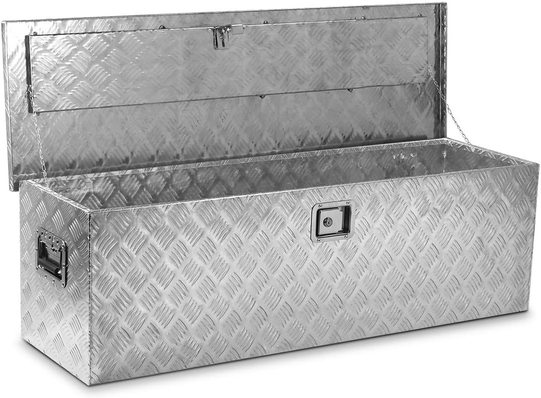 48-Inch Aluminum Pickup Tool Box with Keys R99042