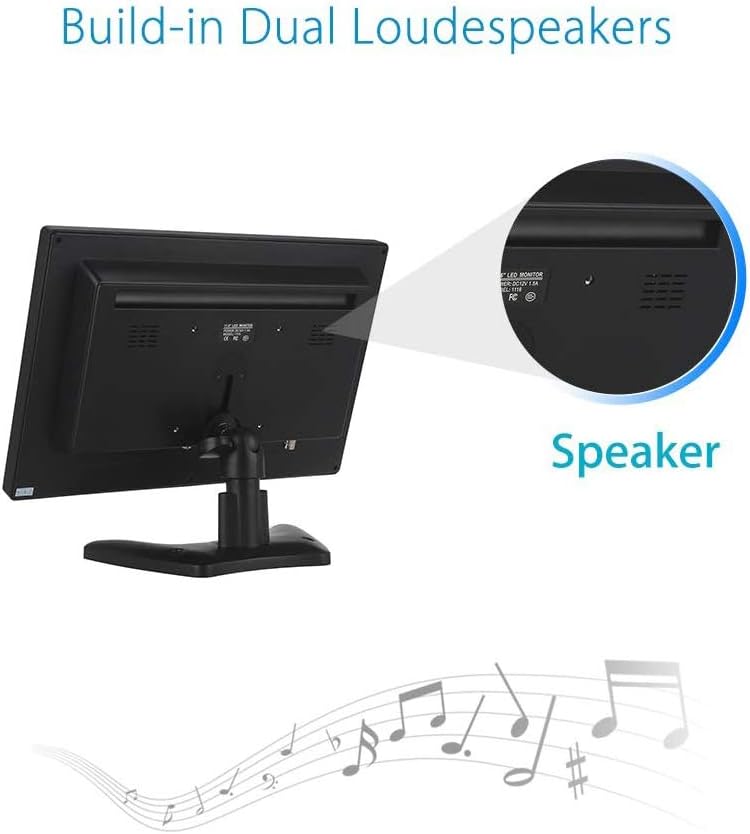 12 Inch 16:9 Mini TFT LCD HDMI Monitor with VGA BNC AV Input S941