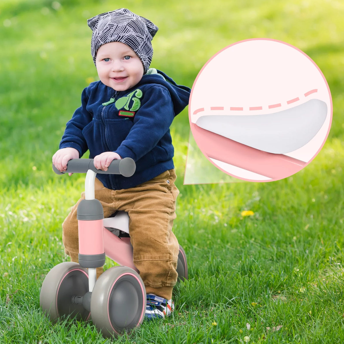 Pink Toddler Balance Bike J310