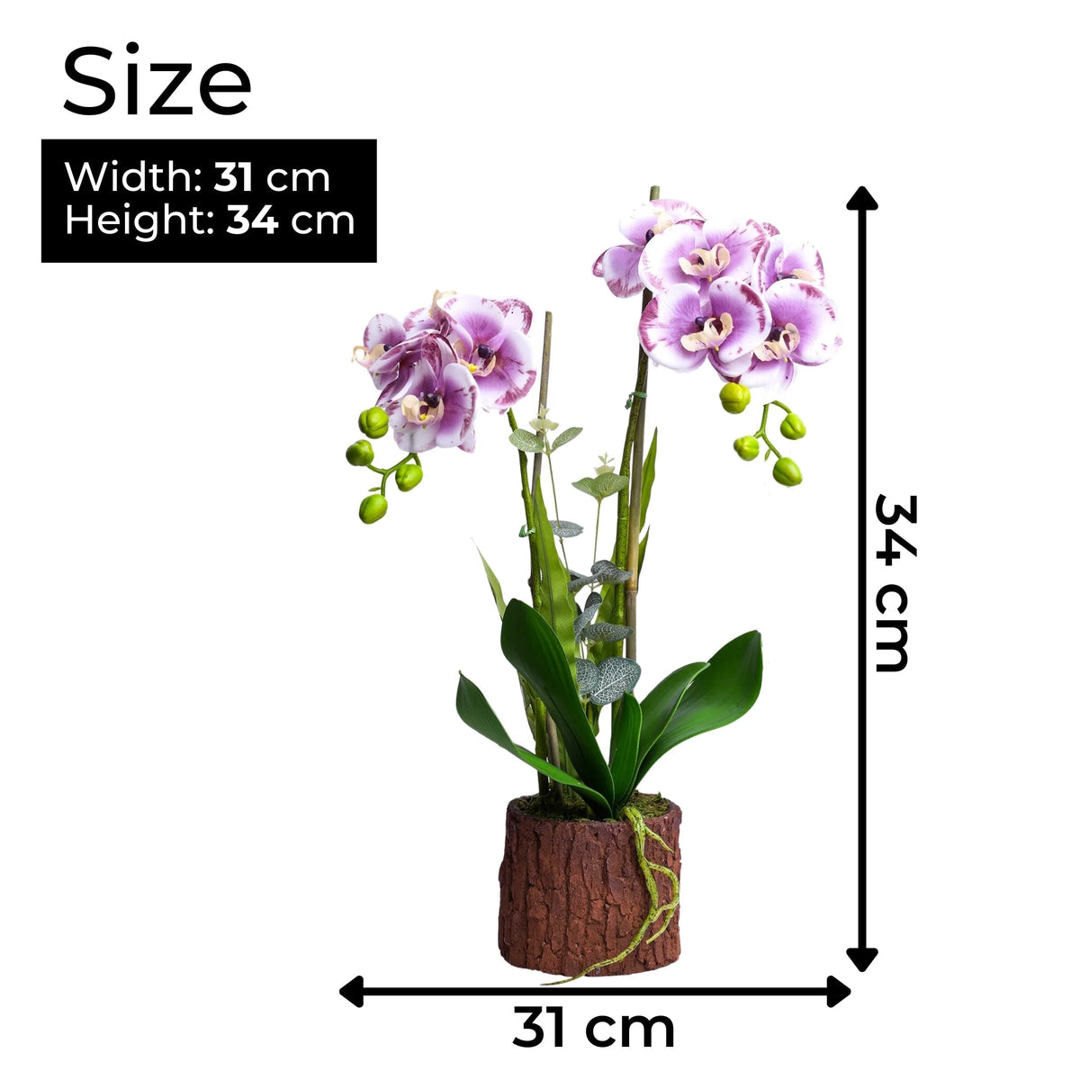 Faux Orchid Artificial Plant B38623