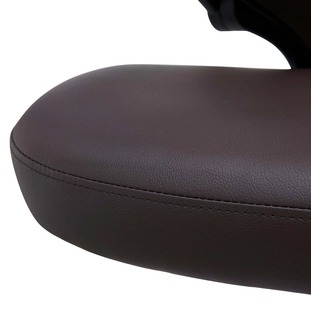 Brown Vinyl Drafting Chair Q469460