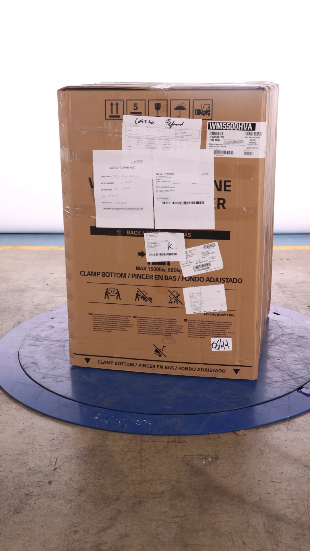 5.2 Cu Ft Graphite Steel Front Load Washer B177
